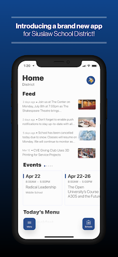 Android application Siuslaw School District screenshort