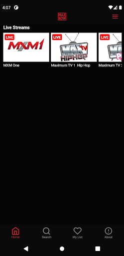 Android application MaxNow.TV screenshort