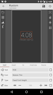 KLCK Kustom Lock Screen Maker Capture d'écran