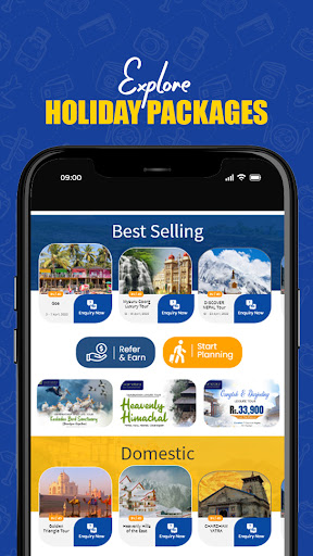 Android application Swarnatara Tours screenshort