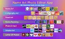 screenshot of Name Art Photo Editing App Ai
