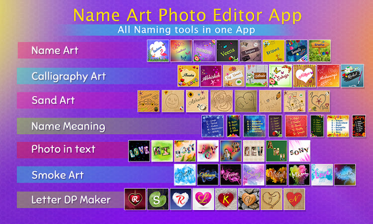 Name Art Photo Editing App Ai - 1.0.52 - (Android)