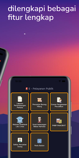 E - Pelayanan Publik Polda Mal Screen 2