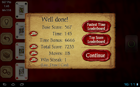 Solitaire screenshot