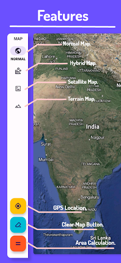 Bhumi Mapan App : IN : Android Screen 2