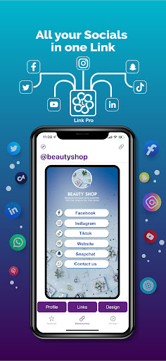 Android application Link Pro: Link in Bio Tree screenshort
