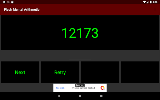 Flash mental arithmetic screenshot 13