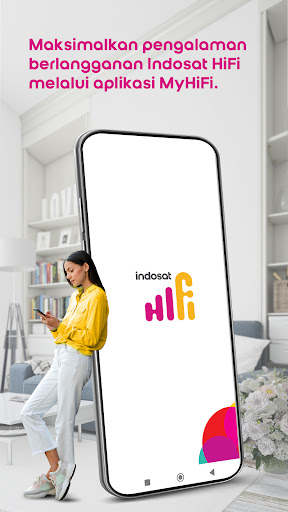 Android application IndosatHiFi screenshort
