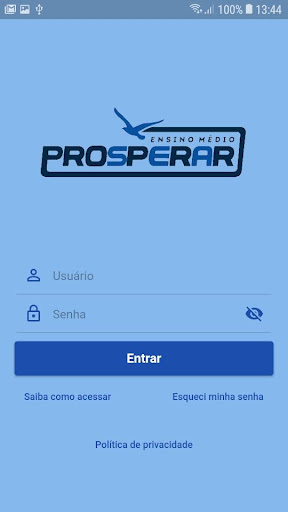 Android application Prosperar Ensino Médio screenshort