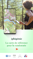 screenshot of Iphigénie | The Hiking Map App