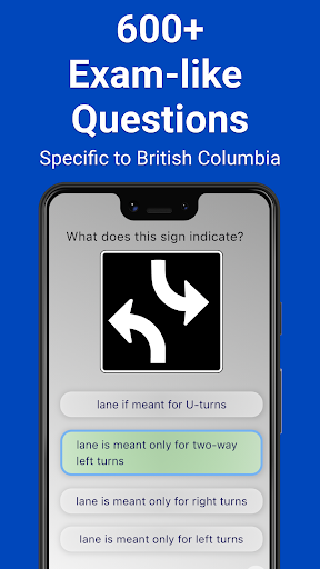 ICBC Practice Knowledge Test Screen 2