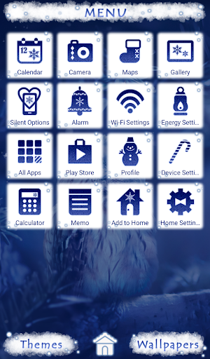 Winter Owl Theme +HOME Screen 2