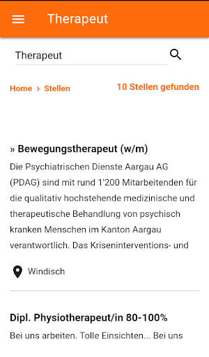 SPORT-Jobs Swiss Screen 2