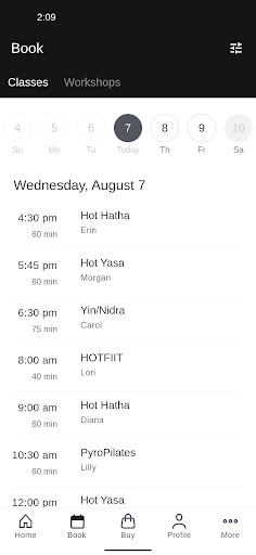 Hot Yoga University Screen 2