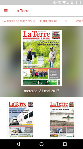 Android application La Terre screenshort