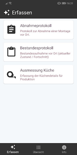 Android application Steinform Montage App screenshort
