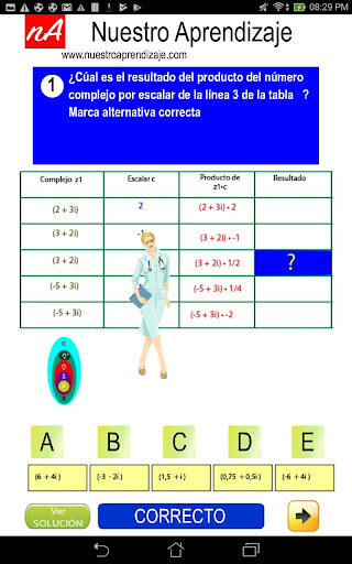 Ponderan un número complejo a Screen 3