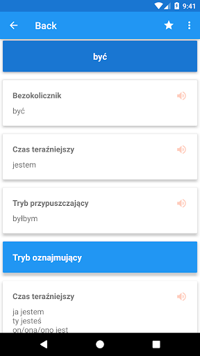 Polish Conjugation Screen 3