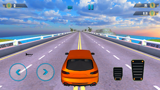 Android application Extreme Car Highway Racing screenshort