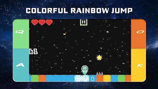 Colorful Rainbow Jump