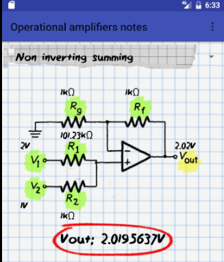 Operational amplifiers notes