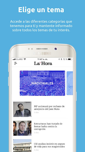 La Hora Screen 3