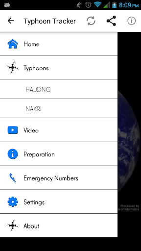 Typhoon Tracker Screen 3