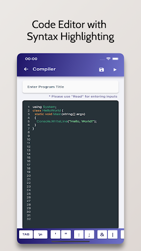 C# Compiler - Run .cs Code Screen 3