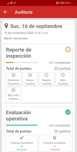 Android application Auditoría 57 screenshort
