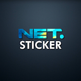 NET. Sticker icon