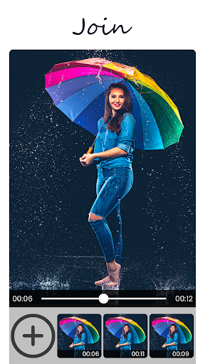 Android application Rain Video Music -Photo Editor screenshort