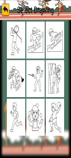 Sports Coloring Screen 3