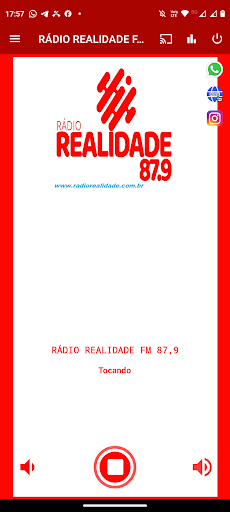Android application Rádio Realidade FM 87,9 screenshort