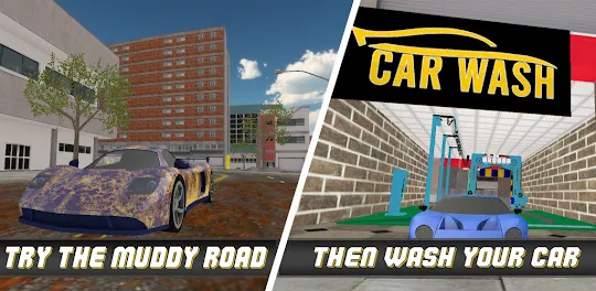 Car Wash City 3D Simulator