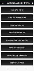 Imágen 1 Android FRP Bypass Settings android