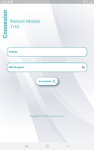 Patient mobile THG Screen 3