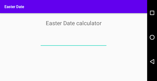 Easter Date Screen 2