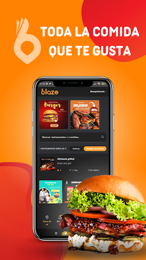 Android application Blaze Delivery screenshort
