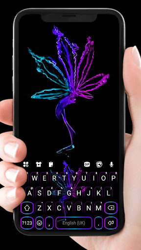 Android application Neon Weed Black Theme screenshort
