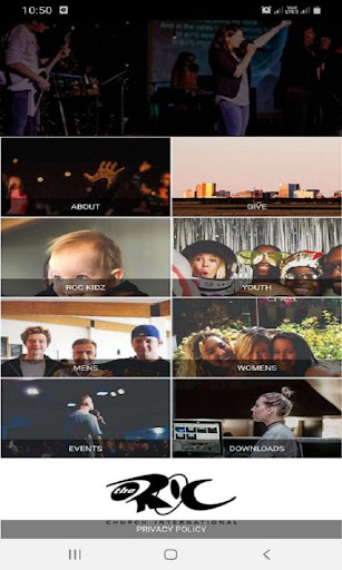 Android application ROC Church screenshort