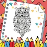Cover Image of ダウンロード Owl Mandala Coloring Game  APK