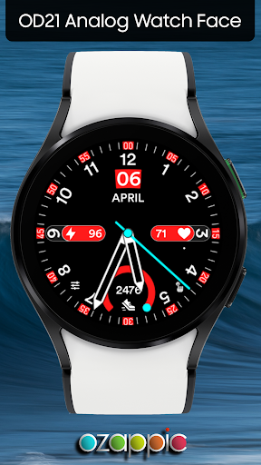 OD21 Analog Watch Face Screen 2