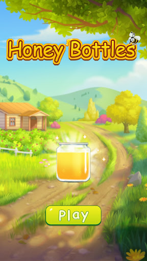 Android application Honey Bottles - merge puzzle screenshort