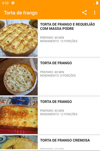 Torta de frango Screen 3