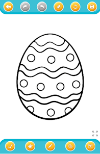 Huevos de Pascua - Colorear