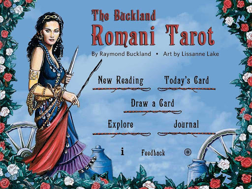 Screenshot of Buckland Romani Tarot