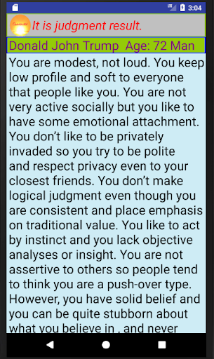 Character judgment-2019