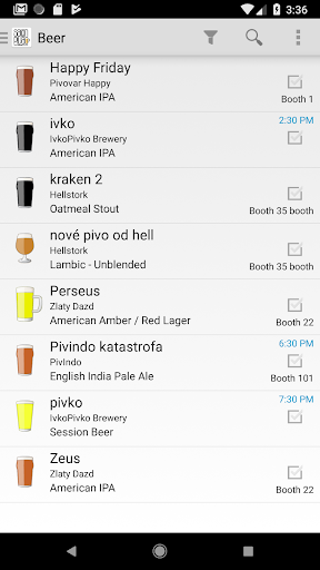 Android application Salón Piva screenshort