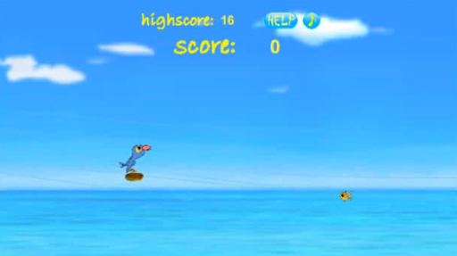 Android application Fish-Catching Bird screenshort