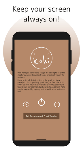 Kohi : Keep Screen Awake Screen 2